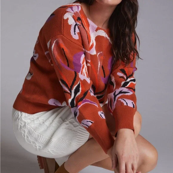 Anthropologie Maeve Boat Neck Sweater - Picture 3 of 5